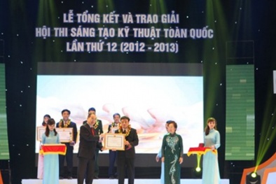 88 giải pháp được trao giải sáng tạo kỹ thuật toàn quốc 